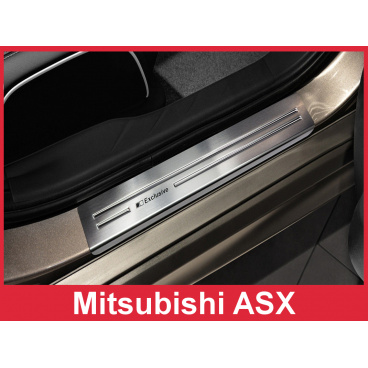 Nerez ochranné lišty prahu dverí 4ks Mitsubishi ASX 2010-16