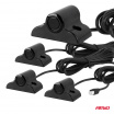 Sada parkovacích senzorov cúvacie senzory MAX LED 4 čierne senzory 19 mm TRUCK A