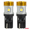 LED žiarovky CANBUS W5W T10 3030 4SMD + 3020 1SMD biele 12V 24V AMIO-04990