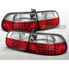 Honda Civic 1991-95 3D zadné LED lampy red white