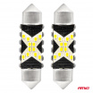LED žiarovky CANBUS Festoon C5W 12SMD 2016 36mm Biela 12V 24V