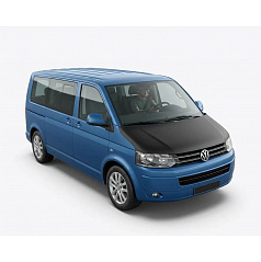 Prevlek kapoty čierny karbón VW T5 2010-15