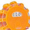Automobilová núdzová lampa akumulátorová s funkciou svietidla 12SMD+3SMD 650mAh (BATT) oranžové svetlo