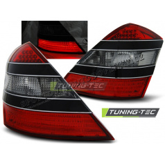 Mercedes W221 S-klasa 2005-09 zadní lampy red smoke black LED