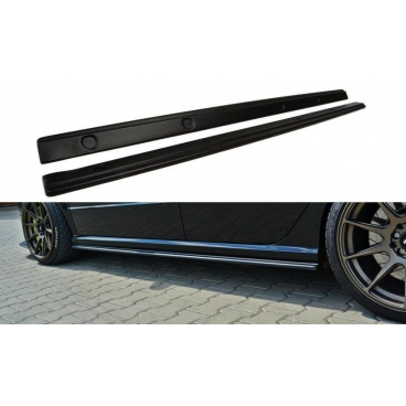 Difúzory pod bočné prahy pre Škoda Fabia RS Mk1, Maxton Design (čierny lesklý plast ABS)