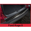 Nerez lišta hrany zadného nárazníka FORD KUGA 2 2013-19 čierna brúsená