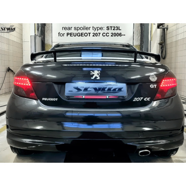 Peugeot 207 CC 06+ zadní spoiler (EU homologace) Peugeot 207 CC 06+ zadní spoiler (EU homologace)