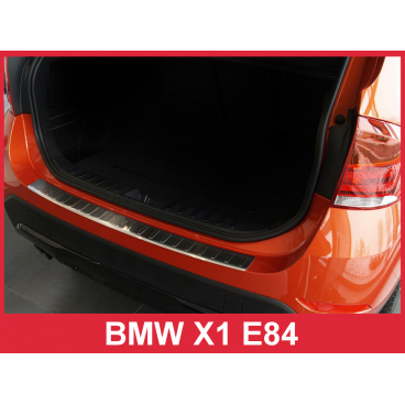 Nerez kryt- ochrana prahu zadného nárazníka BMW X1 E84 2009-12