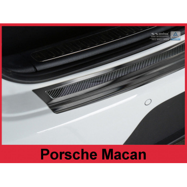 Carbon kryt- ochrana prahu zadného nárazníka Porsche Macan 2014+ Carbon kryt- ochrana prahu zadného nárazníka Porsche Macan 2014+