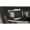 VW T6 15- predné číre svetlá black LED TRU DRL (LPVWP8)
