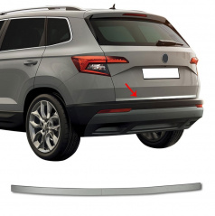 Nerez lišta hrany kufra Omtec Škoda KodiaQ 2017+