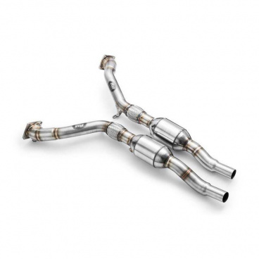 Downpipe AUDI A6, S4, S6, RS4 B5, Allroad C5 2.7 T + tlmič