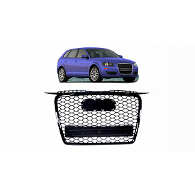Športová mriežka chladiča Gloss Black AUDI A3 pred faceliftom 2005-2008 Športová mriežka chladiča Gloss Black AUDI A3 pred faceliftom 2005-2008