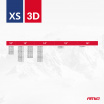 Textilné snehové reťaze 3D 2ks. veľkosť XS EN16662-1 Önorm V5121 AMIO-04506