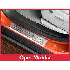 Nerez ochranné lišty prahu dverí 4ks Opel Mokka, Mokka X 2012-16