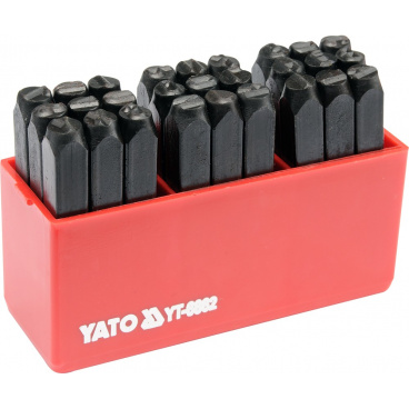 Razidlá písmenkové 6 mm 27 ks A-Z,&