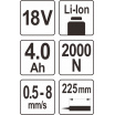 Vytlačovacia pištoľ 18V sada