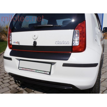 Prah piatych dverí - ABS čierna metalíza, Škoda Citigo