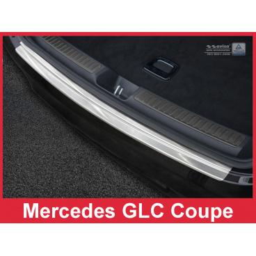 Nerez kryt-ochrana prahu zadného nárazníka Mercedes GLC Coupe 2016-17