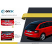 Nerez leštěný panel zadného nárazníka Škoda Octavia III kombi 2012-20