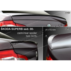 Škoda Superb II sedan 2008- zadný spoiler (EÚ homologácia)