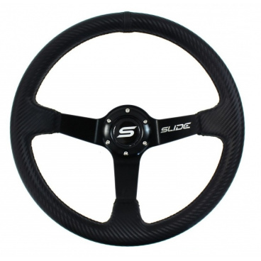 Športový volant WRC Black Carbon 350 mm