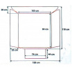 Ochranná deka pre psa do batožinového priestoru Profi 100x90x20 cm čierna
