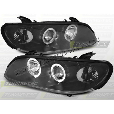 OPEL OMEGA 1994-99 PŘEDNÍ ČÍRÁ SVĚTLA ANGEL EYES BLACK OPEL OMEGA 1994-99 PŘEDNÍ ČÍRÁ SVĚTLA ANGEL EYES BLACK