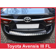 Nerez kryt- ochrana prahu zadného nárazníka Toyota Avensis Mk III FL 2015+