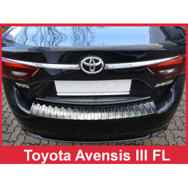 Nerez kryt- ochrana prahu zadného nárazníka Toyota Avensis Mk III FL 2015+
