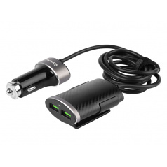 Luxusná nabíjačka 2 + 2 USB 12 / 24V 5,1A + 100 cm kábel