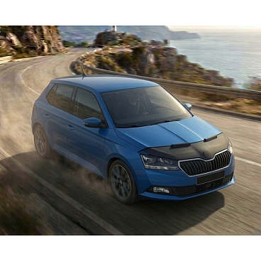 Prevlek prednej časti kapoty čierny čierny Škoda Fabia 2015-21