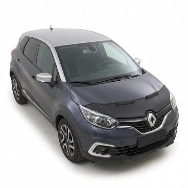 Čierny ochranný návlek na prednú časť kapoty Renault Captur 2013–2020