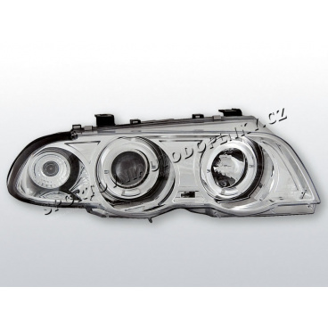 BMW E46 98-01 Angel Eyes chróm (LPBM38) - sedan, touring