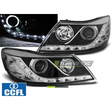 Škoda Octavia 2009-12 predné číre svetlá Daylight black (LPSK21) Škoda Octavia 2009-12 predné číre svetlá Daylight black (LPSK21)