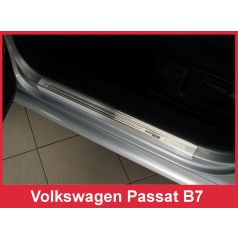 Nerez ochranné lišty prahu dverí 4ks Špeciálna edícia Volkswagen Passat B7 2011-14