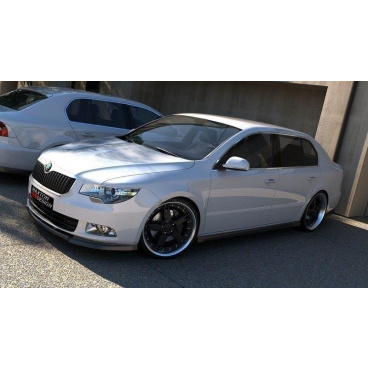 Spoiler pod predný nárazník pre Škoda Superb Mk2, Maxton Design (plast ABS bez povrchovej úpravy) Spoiler pod predný nárazník pre Škoda Superb Mk2, Maxton Design (plast ABS bez povrchovej úpravy)