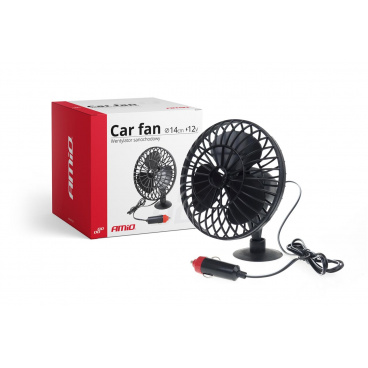 Ventilátor 10 cm 12V mini otočný