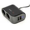 Rozdvojka - adaptér 12 / 24V + 2x USB 2100mA