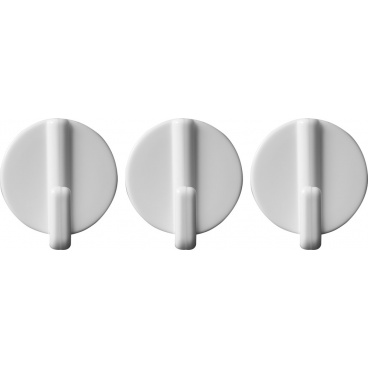 Háčky nástěnné samolepící 3ks, nosn. 1kg Háčky nástěnné samolepící 3ks, nosn. 1kg