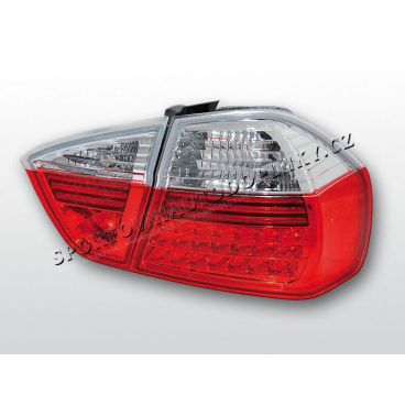 BMW E90 05-08 Zadné LED lampy red, white (LDBM26) 