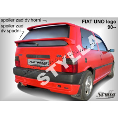 Fiat Uno Logo (90-95) spoiler zadných dverí spodný (EÚ homologácia)