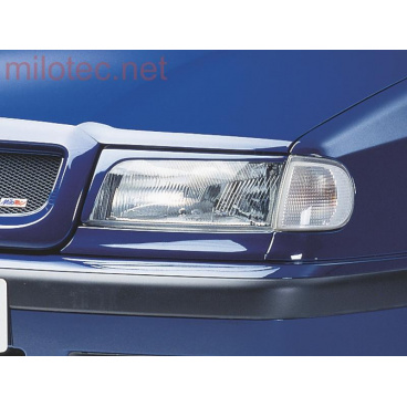Kryty svetlometov Milotec (mračítka) - ABS čierny, Škoda Felicia Facelift Kryty svetlometov Milotec (mračítka) - ABS čierny, Škoda Felicia Facelift