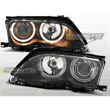 BMW E46 01-05 Angel Eyes black (LPBM86) - sedan, touring