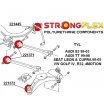 Seat Leon 4x4 StrongFlex Sport sestava silentbloků jen pro zadní nápravu 8 ks