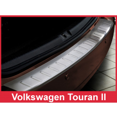 Nerez kryt- ochrana prahu zadného nárazníka Volkswagen Touran II 2010-15