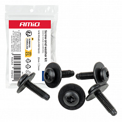 Sada skrutiek s podložkou ⌀ 6 mm 23 mm torx 5 ks
