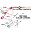 Audi S3 1999-03 Strongflex kompletná zostava silentblokov 14 ks