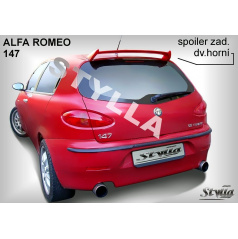 Alfa Romeo 147 2001+ spoiler zadných dverí horný