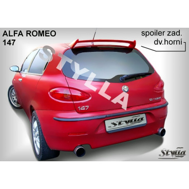 Alfa Romeo 147 2001+ spoiler zadných dverí horný